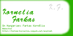 kornelia farkas business card